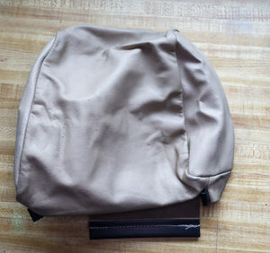 OEM Mk4 Euro Recaro Headrest Cover - Tan / Leather